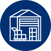 Warehouse icon used to determine the type of space for each available property.